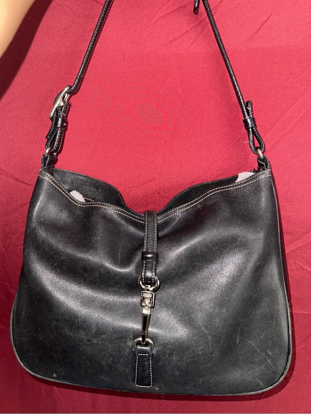 Coach Hampton Clip Hobo Bag.